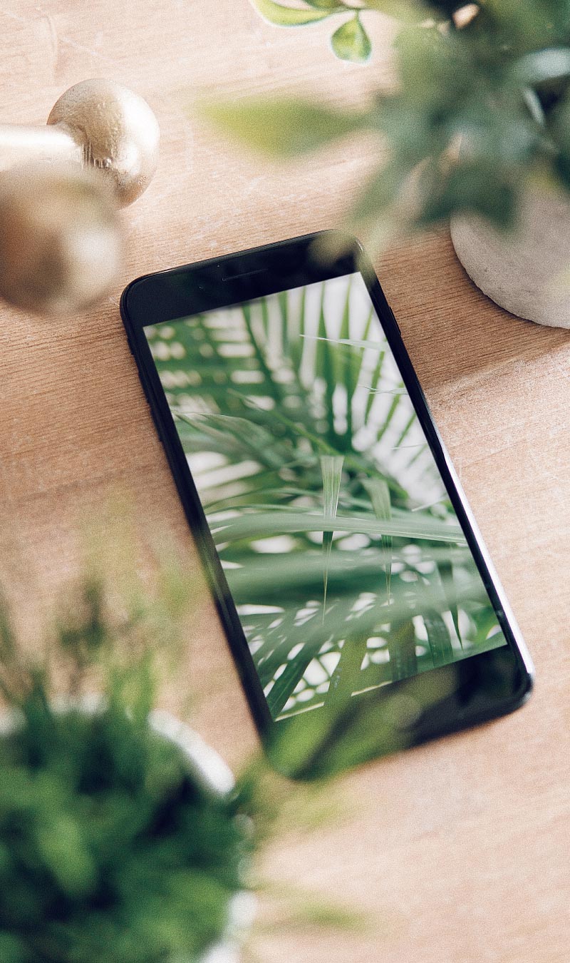 Smartphone on Table Smartphone on Table